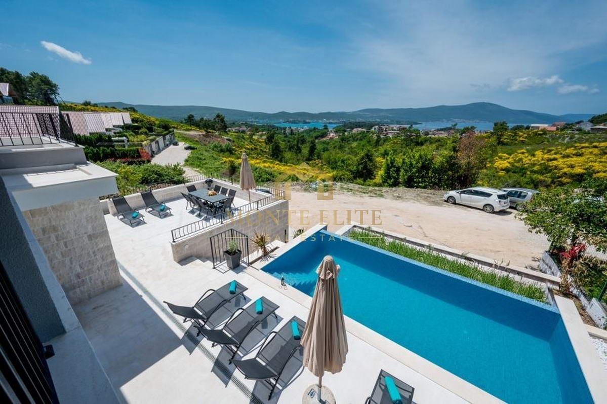 Vila sa infinity bazenom i pogledom na more – Mrčevac, Tivat